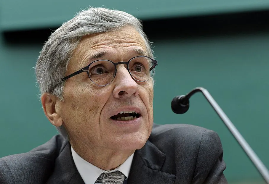 Federal Communications Commission (FCC) Chairman Tom Wheeler testifies on Capitol Hill, before the House Energy and Commerce Committee hearing concerning cellphones on planes, Dec. 12. (AP Photo/Susan Walsh)