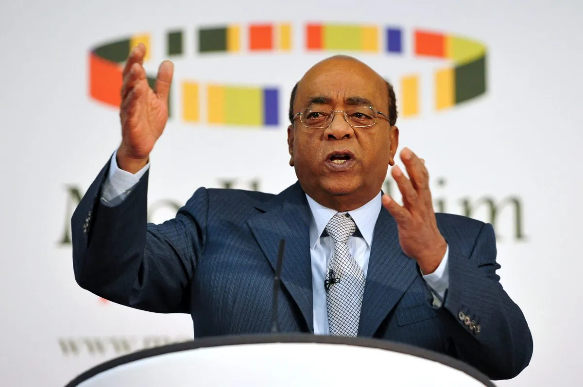 Sudan-born telecom tycoon Mo Ibrahim, founder of the Mo Ibrahim Foundation, speaks at the launch of the 2013 Ibrahim Index of African Governance (IIAG)in London on Oct. 14, 2013. The Ibrahim Prize for Achievement in African Leadership—the world's biggest individual prize—was not awarded for a fourth time in five years. (Carl Court/AFP/Getty Images)