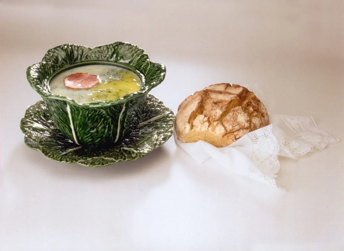 Caldo Verde, a kale, sausage, and potato soup. (Pousadas de Portugal)