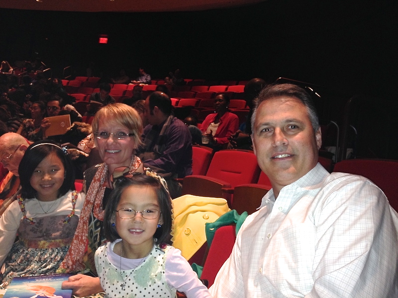 Kent Sisler and his family were in attendance for Shen Yun Performing Arts at Atlanta's Cobb Energy Centre on Dec. 28. (Epoch Times)