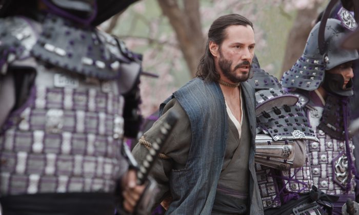 Keanu Reeves is not his best in the action-adventure '47 Ronin.' (Frank Connor/Universal Studios)