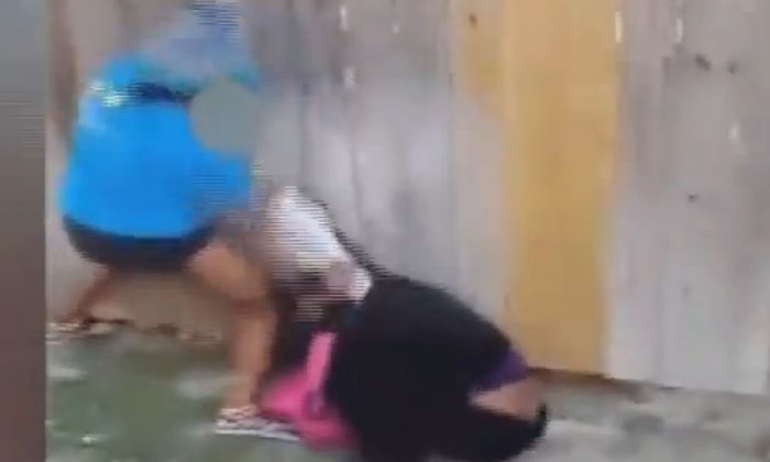 A screenshot of a YouTube video shows the fight video.