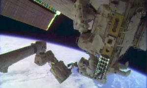 Astronauts Make Rare Christmas Eve Spacewalk