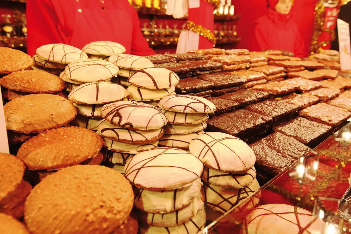 Nuremberg lebkuchen: Lebkucken on display at a bakery in Nuremberg. (Steffen Oliver Riese, courtesy of Congress & Tourismus Zentrale Nurnberg)