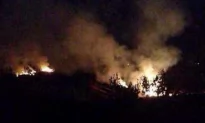 Military Helicopter Crashes in Eastern China, Causing Forest Fire