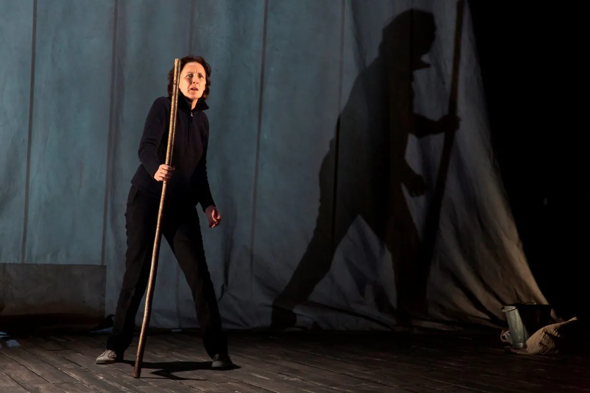 Fiona Shaw in “The Rime of the Ancient Mariner.” (Richard Termine)