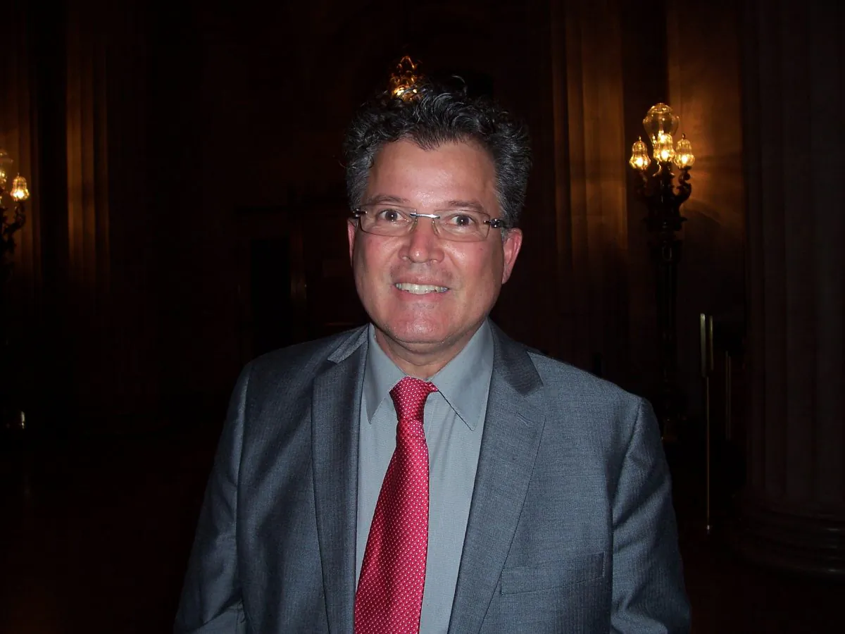 Luis Alfaro felt uplifted by the evening performance of Shen Yun in San Francisco on Jan. 9. (Catherine Yang/Epoch Times)