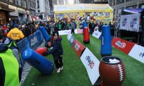 Tourists Descend on Super Bowl Boulevard