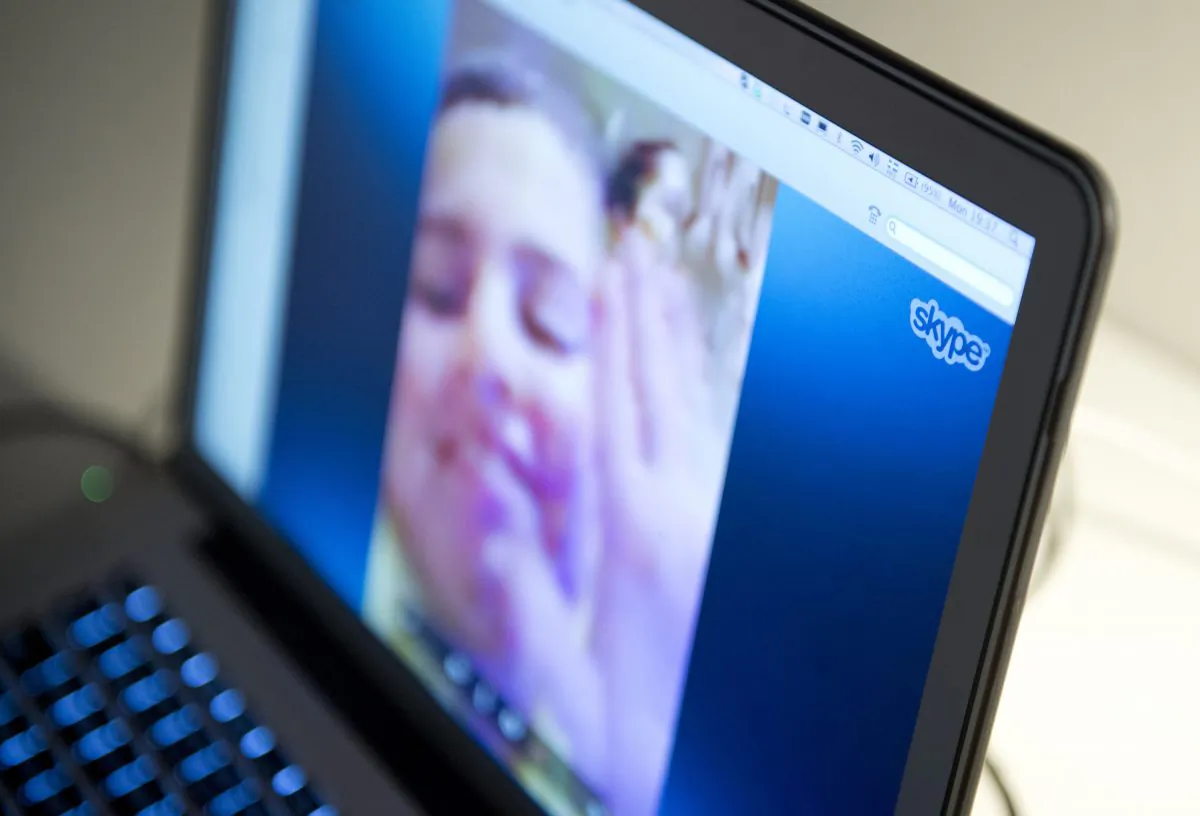 Many Chinese rely on Skype to communicate with relatives and other contacts in the West. (Jonathan Nackstrand, AFP/Getty Images)
