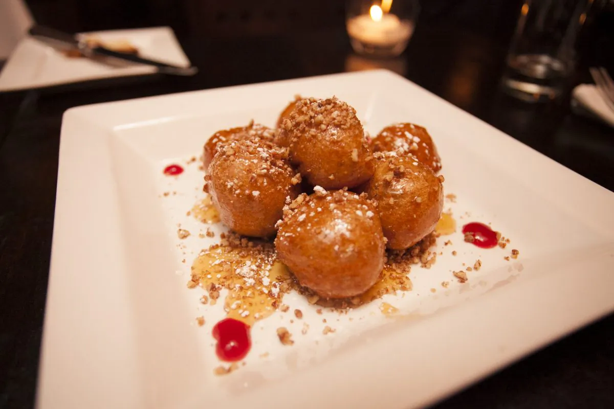 A dish from Pergola, a new Mediterranean restaurant in the Flatiron district. (Deborah Yun/Epoch Times)