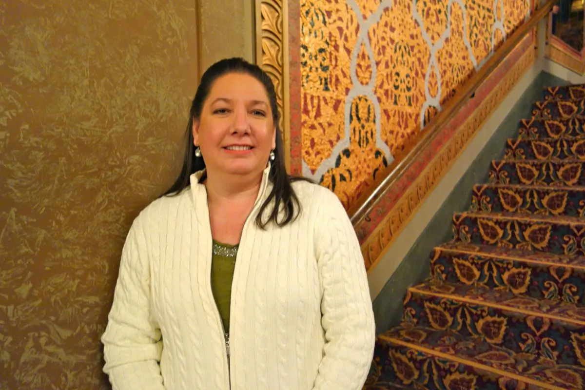 Annie LaLonde at a Shen Yun performance at the Tennessee Theatre in Knoxville, Jan. 7. (Mary Silver/Epoch Times)