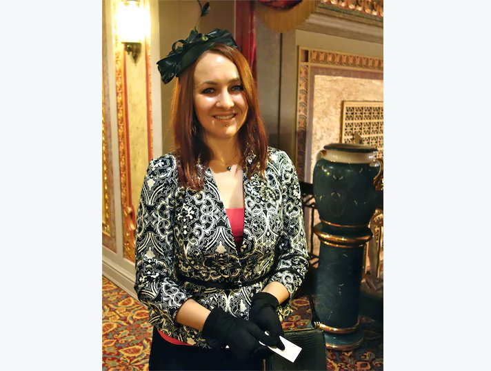 Sabrina Seamon saw Shen Yun Performing Arts for the first time at the Tennessee Theatre, on the evening of Jan. 7. (Mary Silver/Epoch Times)