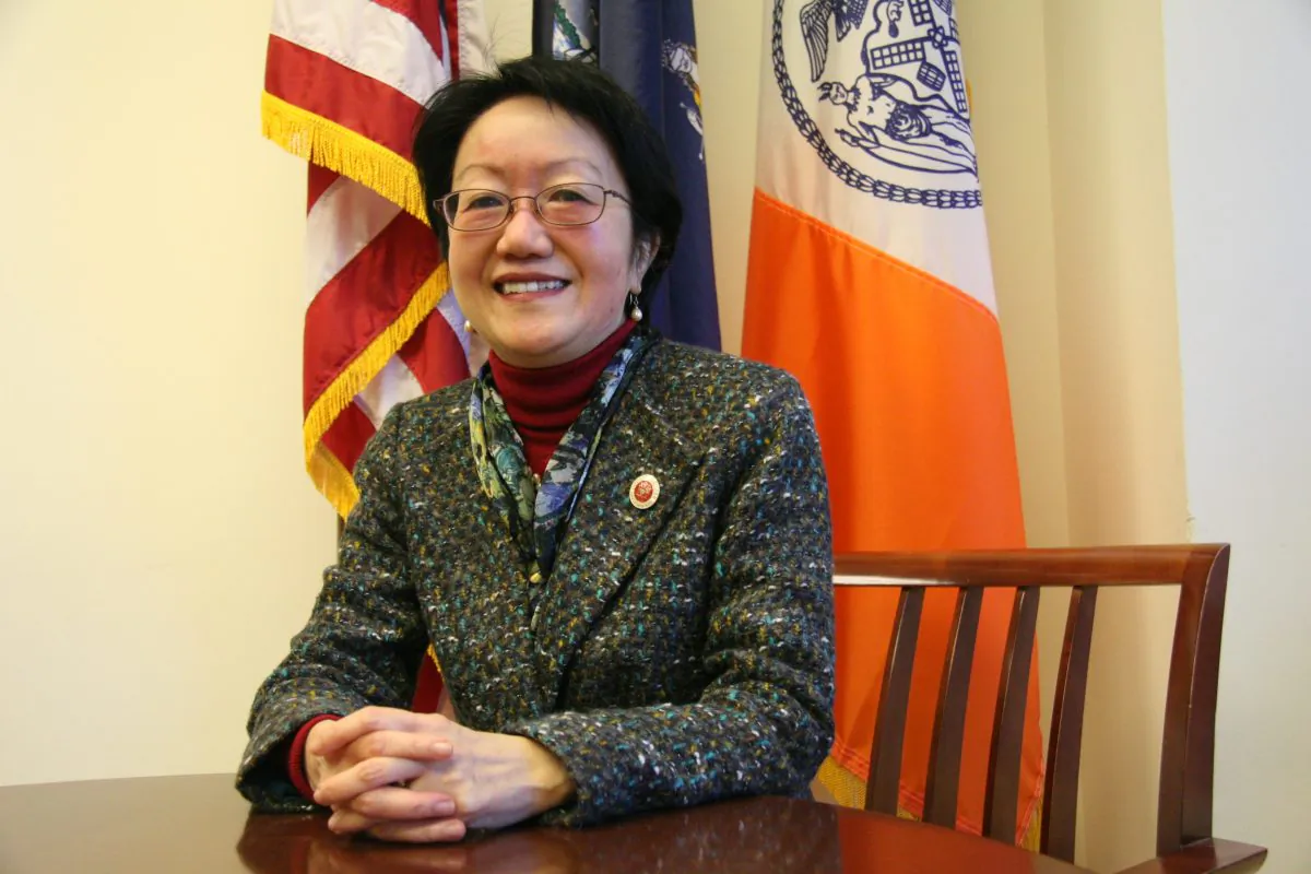 Council member Margaret Chin in her office at 250 Broadway, Manhattan, New York, on January 23, 2014. (Kristina Skorbach/Epoch Times)