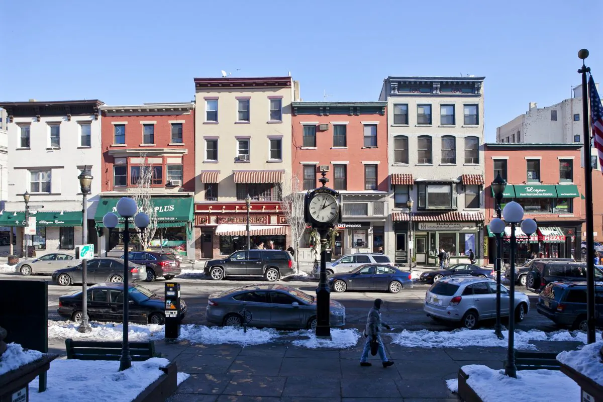 Washington Street in Hoboken, N.J., Jan. 24, 2014. (Samira Bouaou/Epoch Times)