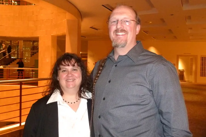 Ben and Doreen Turner enjoyed the beauty of Shen Yun when they attended the performance at the Belk Theater at Blumenthal Performing Arts Center, in Charlotte, on Jan. 28. (Epoch Times)