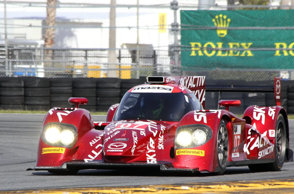 Tristan Nunez has been hired by Mazda to drive the factory’s new SkyActiv diesel LMP2 in the Tudor United SportsCar Championship. (Chris Jasurek/Epoch Times)