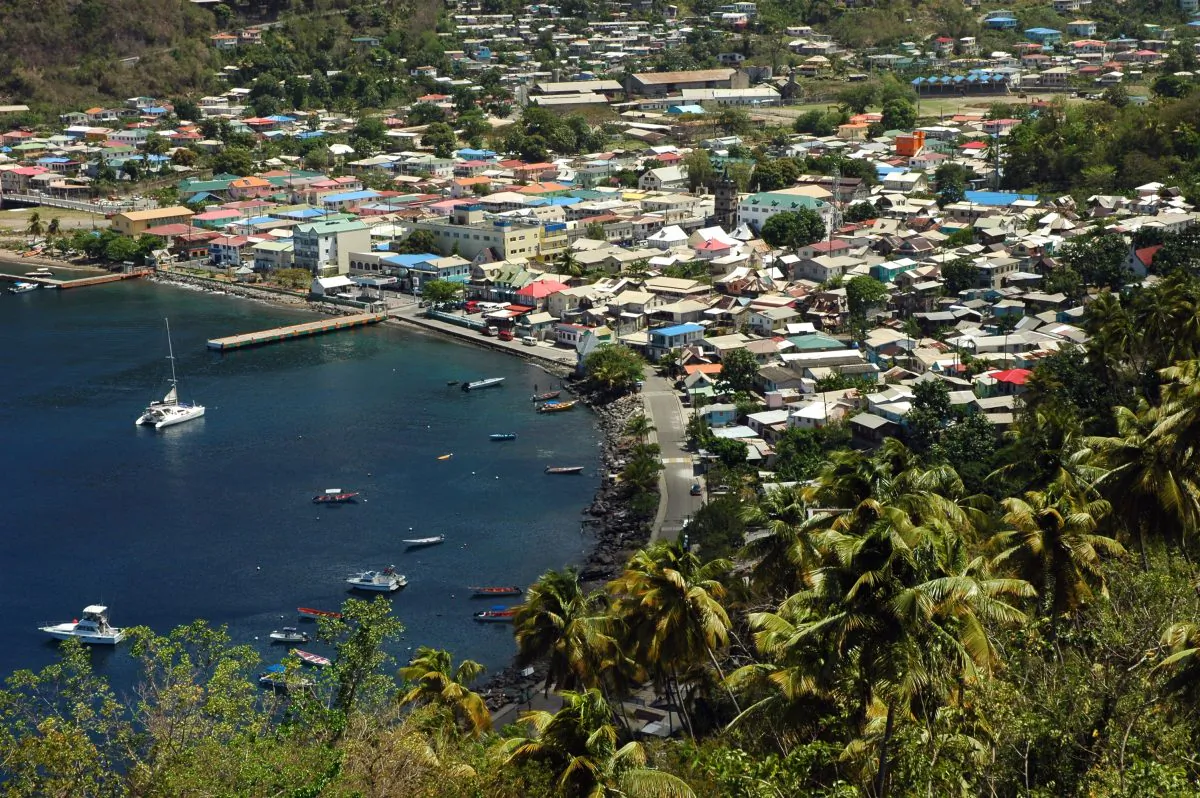 Anse des Pitons Bay in St. Lucia sits between the two large and iconic mountains on the island. (Carole Jobin)