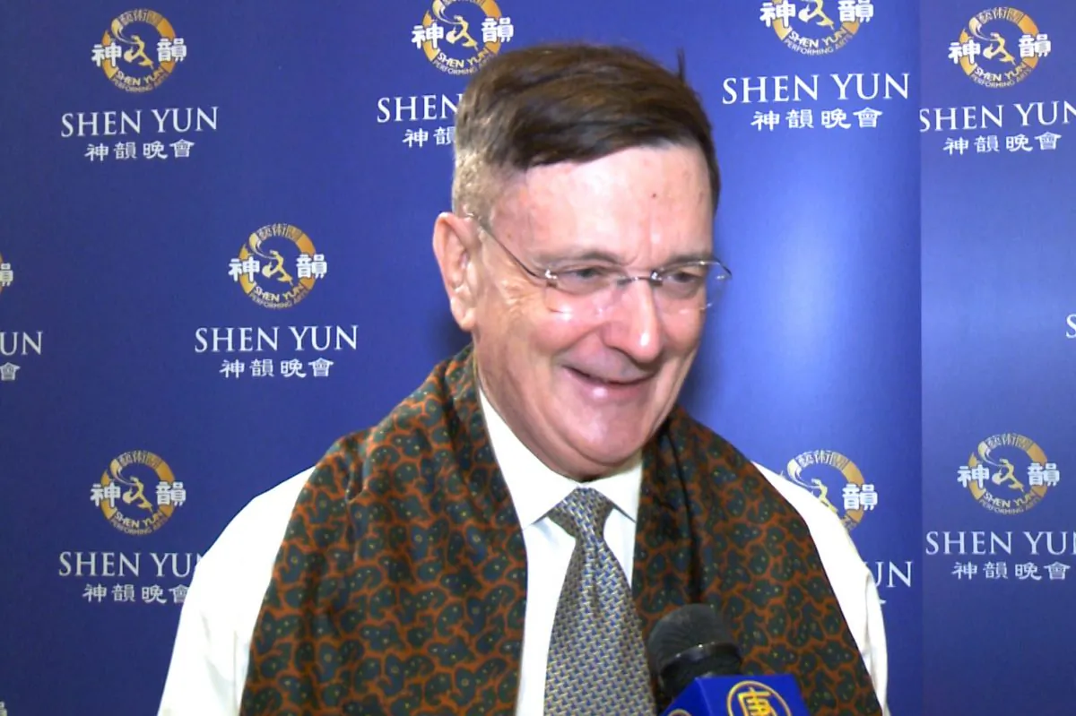 Thomas Weck at Shen Yun Performing Arts at David H. Koch Theater in New York, Jan. 19, 2014. (Courtesy of NTD Television)