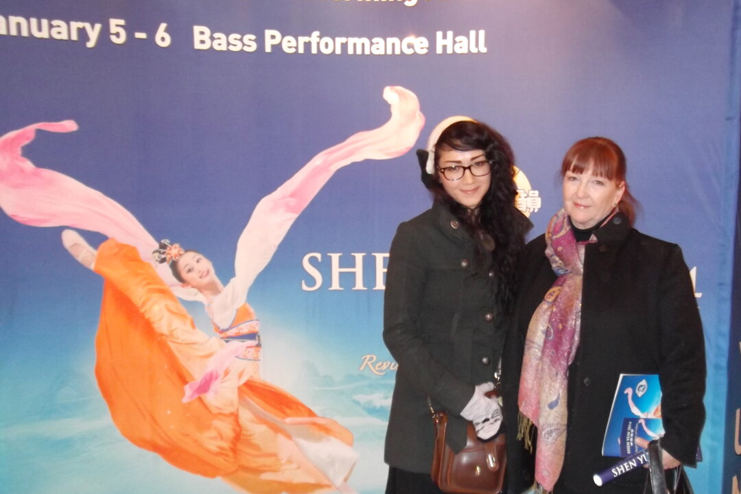 Dancers Hannah and Rosanna Setu said Shen Yun Performing Arts impacted them on a personal and artistic level at the Bass Performance Hall in Fort Worth, Jan. 5. (John Chang/Epoch Times)