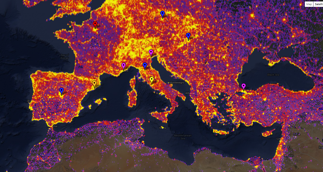 Heatmap тепловая карта