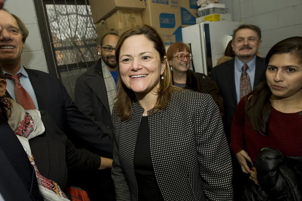 Melissa Mark-Viverito, candidate for speaker of the New York City Council. With the authority to set the legislative agenda, promote, or stall legislation, the council speaker plays a key role in determining which legislation becomes law. (William Alatriste/NYC Council)