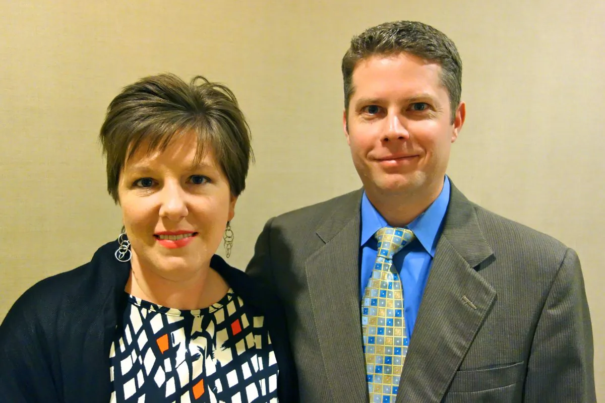 Elizabeth and Jason Darnell enjoyed Shen Yun Performing Arts at Huntsville's Von Braun Center Concert Hall, on Jan. 26. (Mary Silver/Epoch Times)