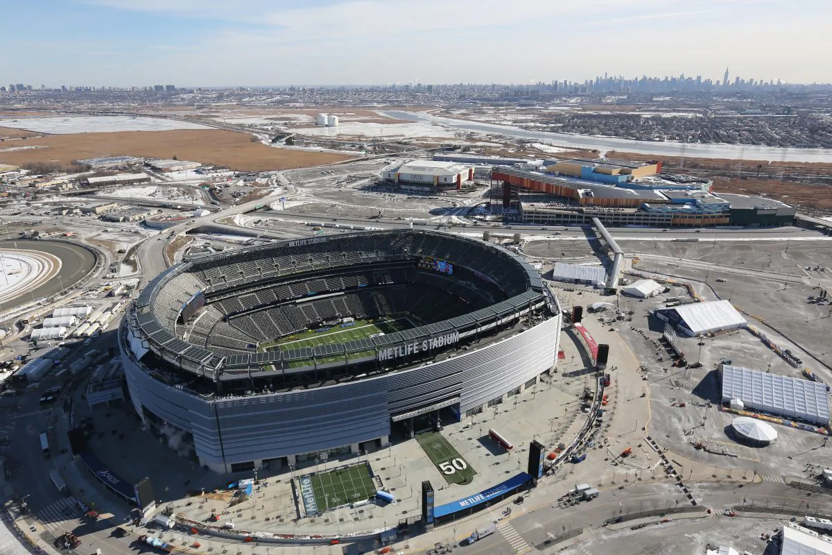 MetLife Stadium in East Rutherford, N.J. on Jan. 28, 2014. (John Moore/Getty Images)
