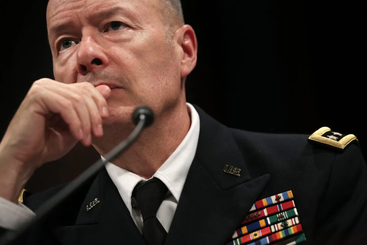 Director of the National Security Agency Gen. Keith Alexander testifies during a hearing before the House (Select) Intelligence Committee Oct. 29, 2013 on Capitol Hill in Washington, DC. The committee held a hearing on 'Potential Changes to the Foreign Intelligence Surveillance Act (FISA).' (Alex Wong/Getty Images)