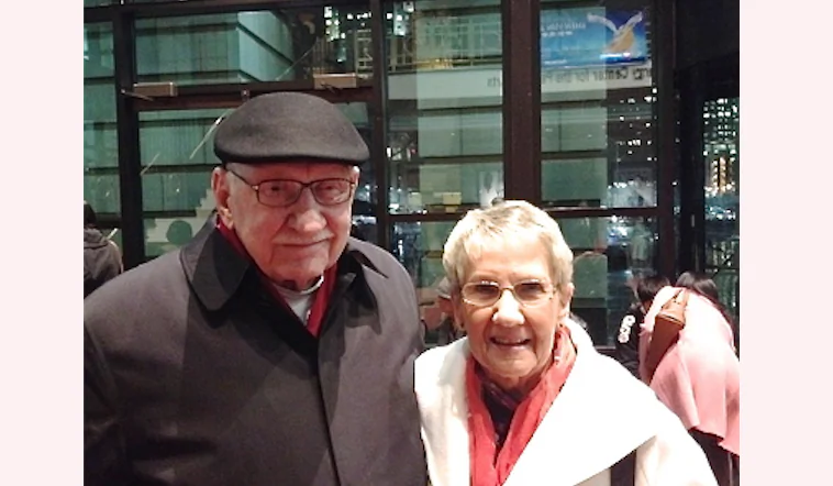 Mr. Rosinsky said his wife, Rose, loved the Shen Yun Performing Arts performance in Raleigh, on Jan. 10. (Gao Fei/Epoch Times)