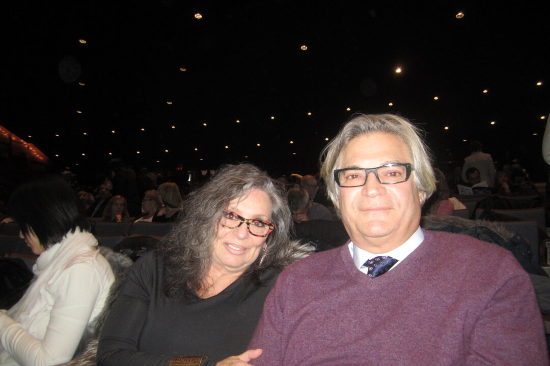 Music producer Linda Nash and Toby came to see Shen Yun Performing Arts on Friday night at Sony Centre. (Lisa Ou/Epoch Times)