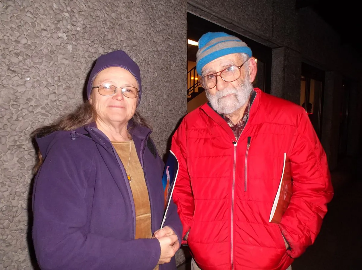 Darlene and Sam Chirman at the Keller Auditorium on opening night. (Epoch Times)