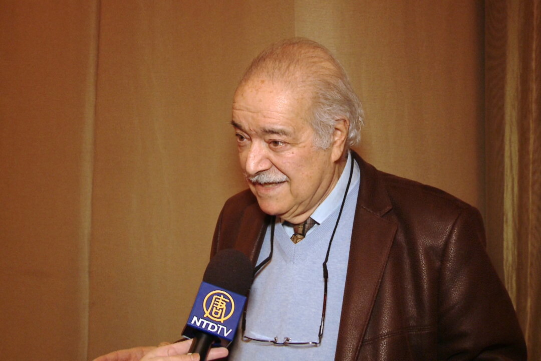 Rich Massabny was inspired by Shen Yun Performing Arts at Washington's Kennedy Center Opera House, on Jan. 23. (Courtesy of NTD Television)