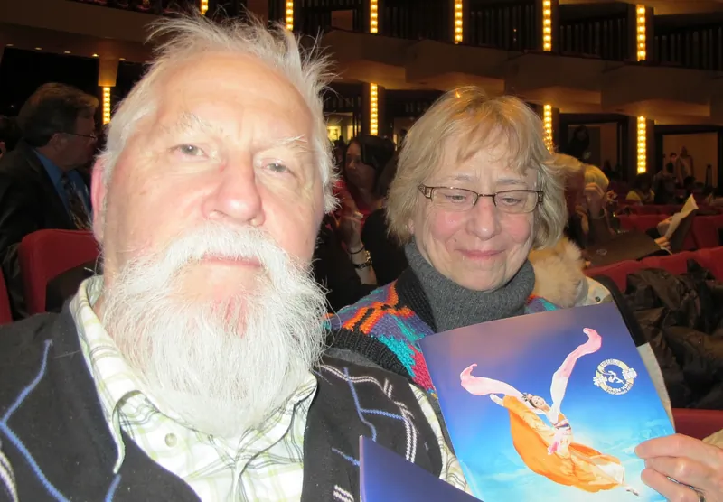 Well-known Canadian military historian and author Hugh Halliday found both excitement and tranquility in Shen Yun Performing Arts on Jan. 3, 2014, at the National Arts Centre in Ottawa. (Leung Yiu/Epoch Times)