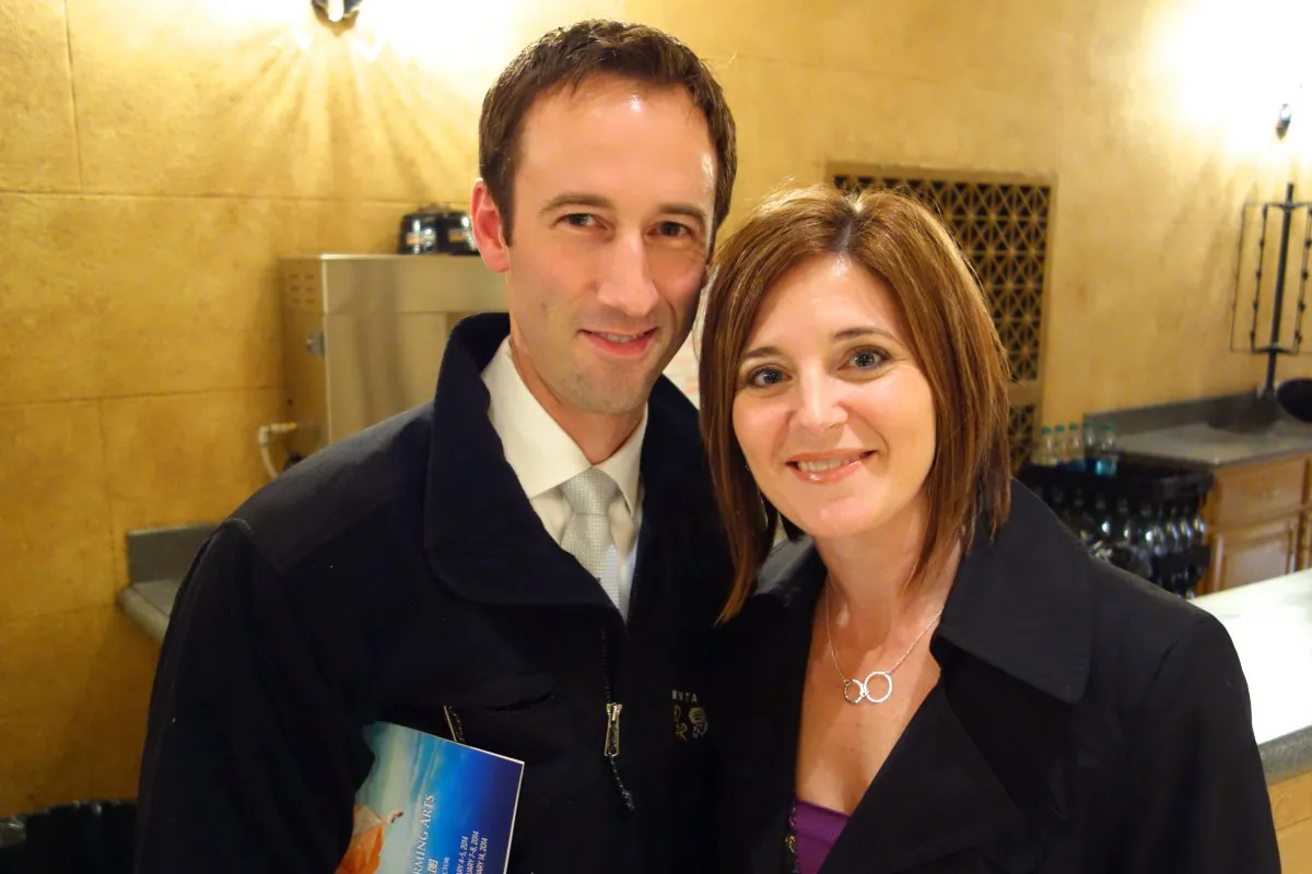 Dr. Tye Young and Mrs. Kim Young at Shen Yun Performing Arts at the Tivoli Theatre in Chattanooga, Tennessee, on Jan. 14. (Mary Silver/Epoch Times) 