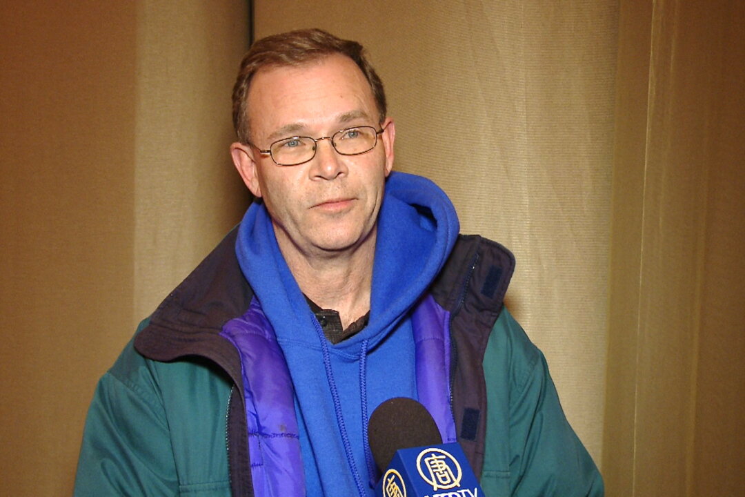 Mr. Neal Krysinski felt uplifted at Shen Yun Performing Arts at Washington's Kennedy Center Opera House, Jan. 25. (Courtesy of NTD Television)