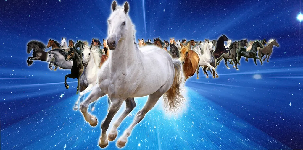 Horses galloping toward victory in a year that promises unexpected adventures! (Jade Wang/Epoch Times)