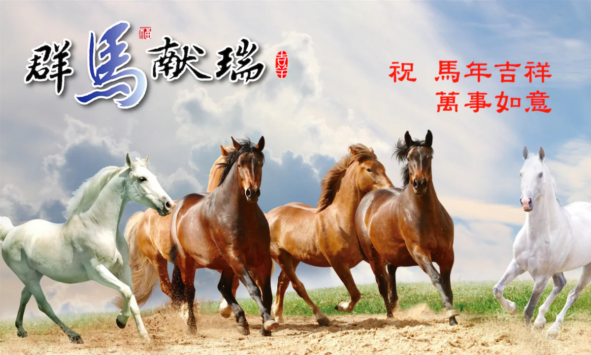 Best wishes for a happy and auspicious Year of the Horse! (Betty Peng/Epoch Times)