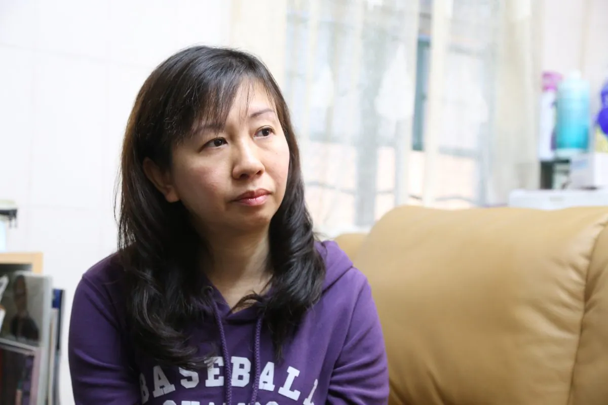 “The school criticised me for not being a good role model for students. But I think I should become a good role model for Hong Kong citizens, in keeping our high ideals.” (Tang Shiyun/Epoch Times)