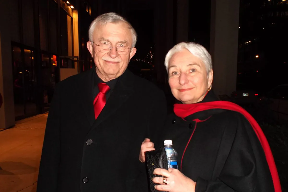 Robert and Cynthia Stadel appreciated the sharing of Chinese traditional culture at Shen Yun Performing Arts at Portland's Keller Auditorium on Jan. 17. (Chen Si/Epoch Times)
