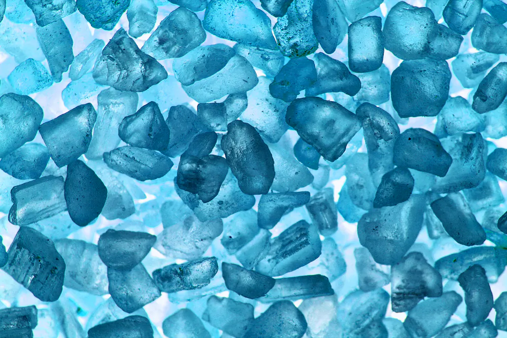 Blue crystals of sea salt. (*Shutterstock)