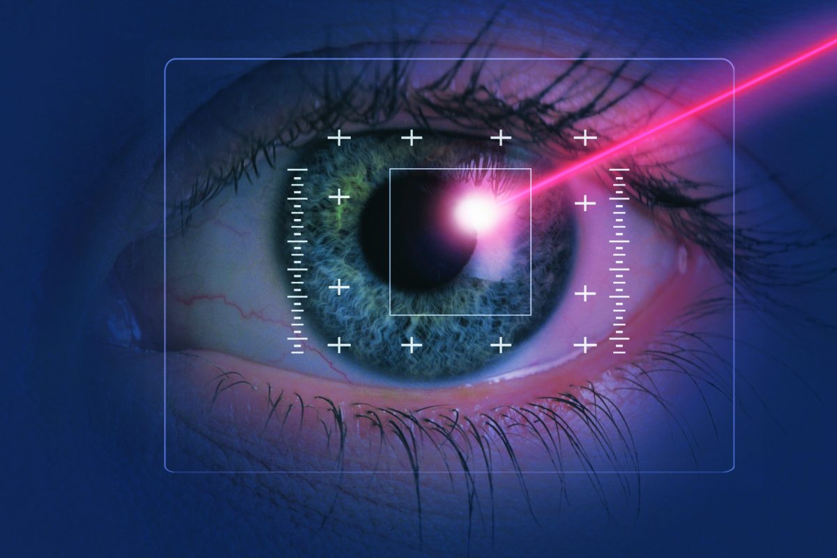 Refractive laser eye surgeries reshape the cornea with the use of a laser to improve vision. (Comstock/photos.com)