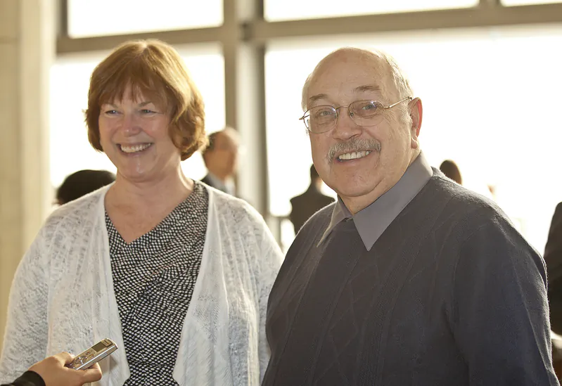 Mr. Jim Manning and Mrs. Mary Manning come from Yokosuka to watch Shen Yun’s last performance in Tokyo, on Feb 2. (Yu Gang/Epoch Times) 
