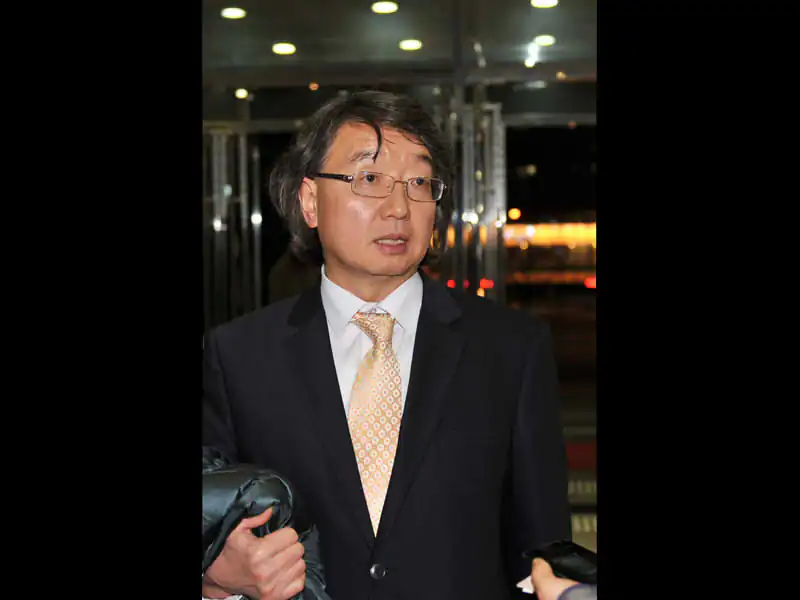 Dr. Choi Woo-Won, professor of Philosophy at the Pusan National University, says that Shen Yun points out the path to hope, after seeing Shen Yun Performing Arts in South Korea, on Feb. 17, 2014. (Cheng Renquan/Epoch Times)