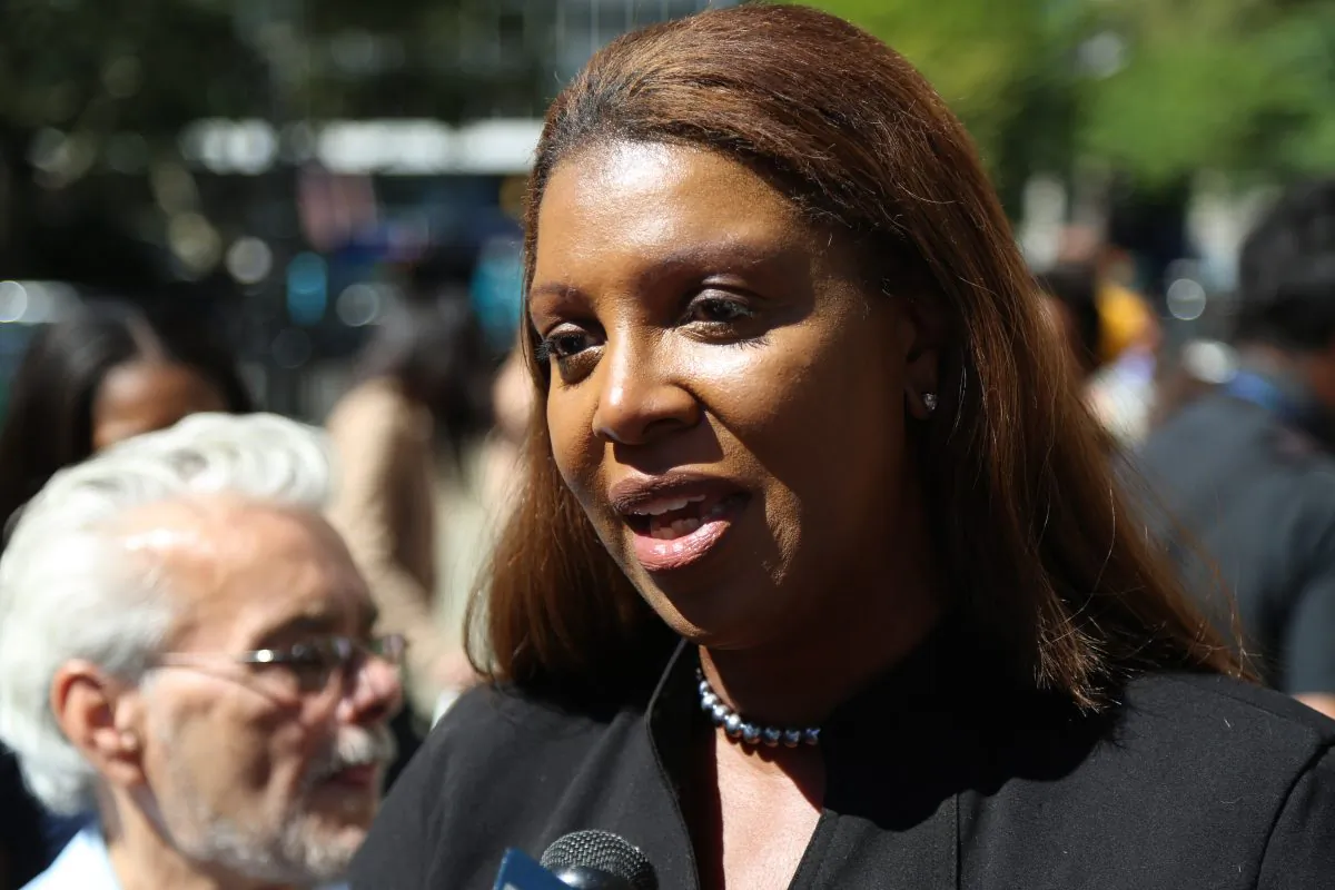 File photo of New York City Public Advocate Letitia “Tisch” James, Sept. 19, 2013. (Christian Watjen/Epoch Times)