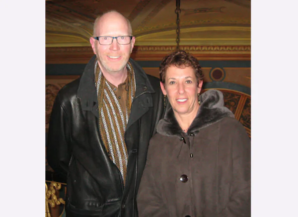 Shawn and  Mary Michno-Spillane enjoy Shen Yun Performing Arts at the Detroit Opera House, on Feb. 9. (Epoch Times)