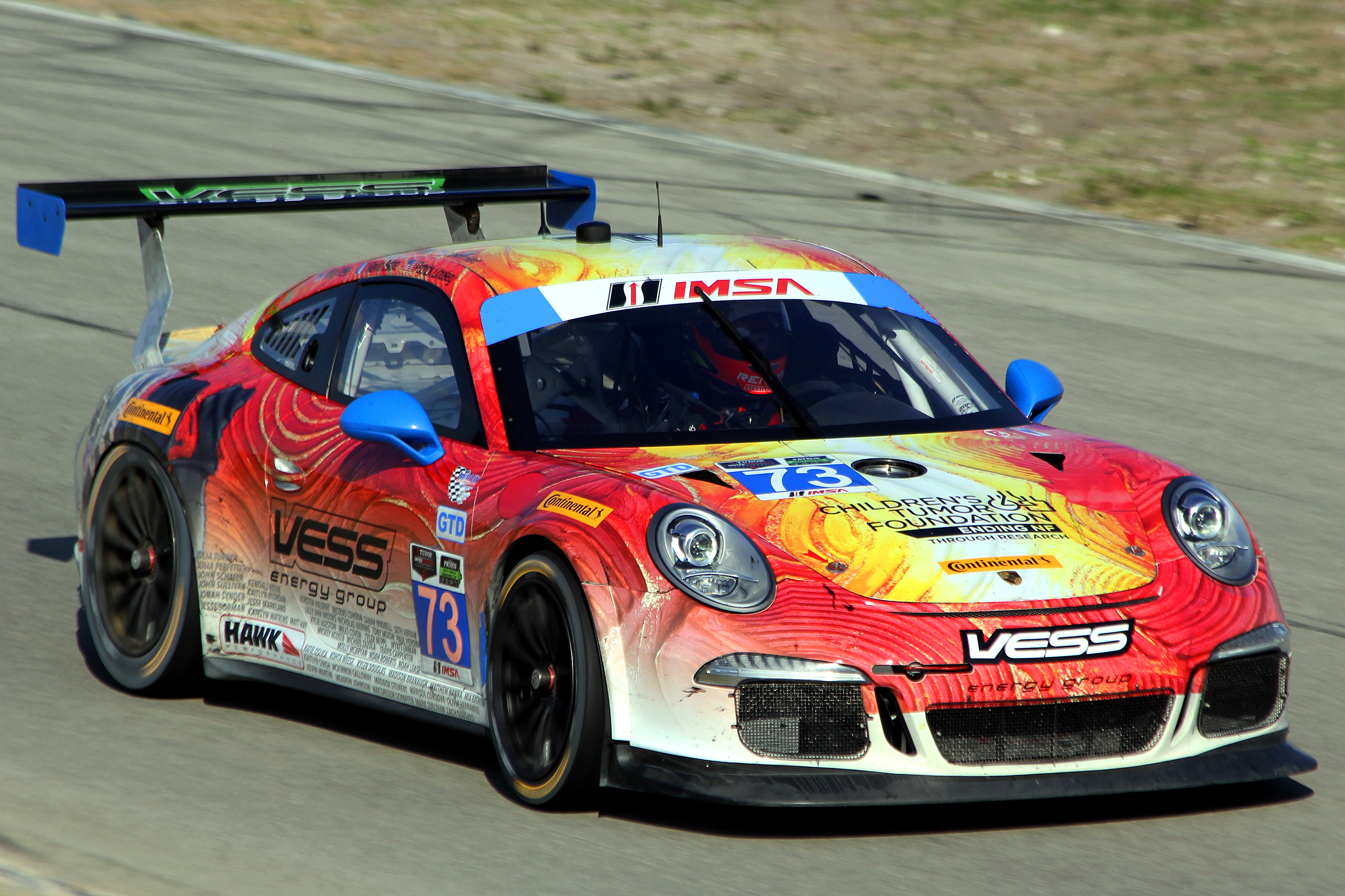 Quickest in GTD was the #73 Park Place Porsche 911 GT America. (Chris Jasurek/Epoch Times) Quickest in GTD was the #73 Park Place Porsche 911 GT America. (Chris Jasurek/Epoch Times)