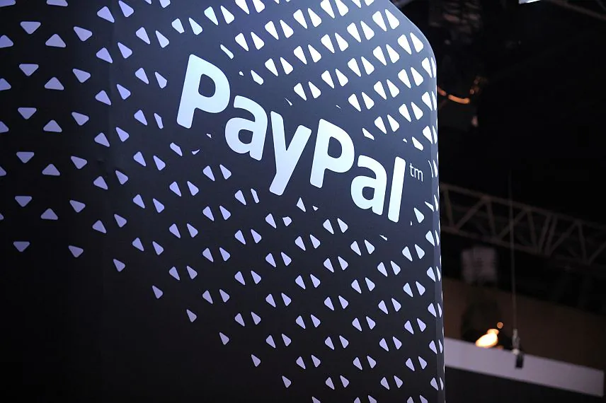 The logo of online payment service PayPal is pictured during the LeWeb 2013 event near Paris, Dec. 10, 2013. PayPal is one of the earliest and most widely used forms of electronic wallet for making purchases online. (Eric Piermont/AFP/Getty Images)