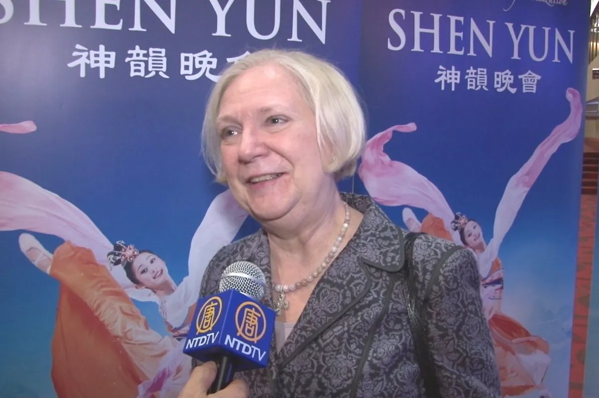 Ann Easterling was captivated by Shen Yun Performing Arts the Birmingham Jefferson Convention Complex (BJCC) Concert Hall on Feb. 1. (Courtesy of NTD Television)