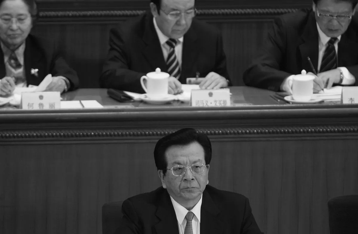 Zeng Qinghong, former vice president of China, attends the fourth plenary session of the National Peoples Congress in March 2007, in Beijing, China. Zeng is said to be the next target for a corruption probe. (Andrew Wong/Getty Images)