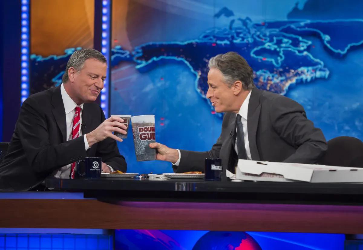 Jon Stewart, the longtime host of Comedy Central’s The Daily Show, will be leaving this year, according to reports.
 (AP Photo/Rob Bennett, Mayor's Press Office)